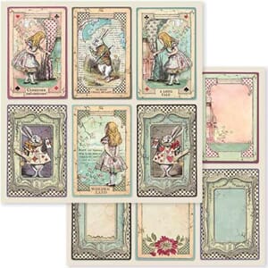 Stamperia: Cards - Alice