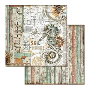 Stamperia: Seahorse Double-Sided Cardstock
