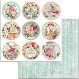 Stamperia: Rounds - Pink Christmas