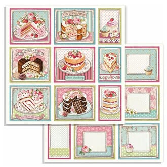 Stamperia: Cakes, Sweety Double-Sided Cardstock