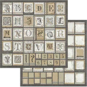 Stamperia: Alphabet - Calligraphy
