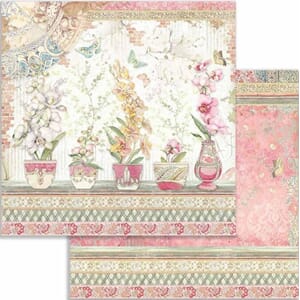 Stamperia: Vases - Orchids and Cats