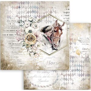 Stamperia: Lady with horse - Romantic Horses