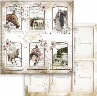 Stamperia: Cards - Romantic Horses