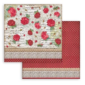 Stamperia: Pattern with Roses - Desire