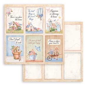 Stamperia: Welcome Home 6 Cards - Create Happiness