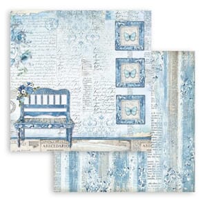 Stamperia: Bench - Blue Land