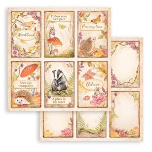 Stamperia: 6 Cards - Woodland