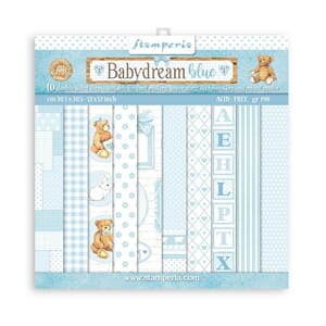 Stamperia - Baby Dream Blue, Day Dream Paper Pad, 10/Pkg