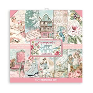 Stamperia - Sweet Winter Paper Pad, 10/Pkg