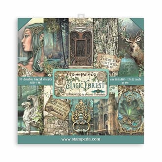 Stamperia - Magic Forest 12x12 Inch Paper Pack