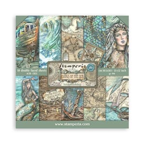 Stamperia - Songs of the Sea 12x12 Inch Paper Pack