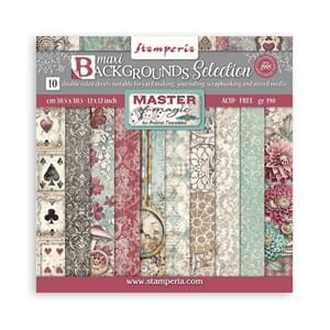 Stamperia - Master of Magic Backgrounds Paper Pack