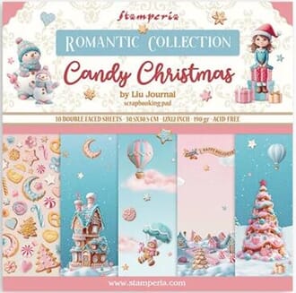 Stamperia - Candy Christmas 12x12 Inch Paper Pack
