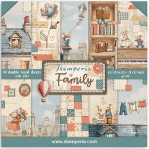 Stamperia - Family 12x12 Inch Paper Pack