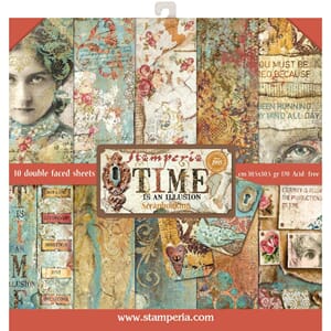 Stamperia: Time is an Illusion Paper Pack, 12x12, 10/Pkg