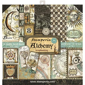 Stamperia: Alchemy Paper Pack, 12x12, 10/Pkg