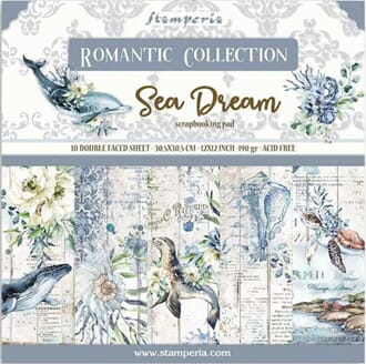 Stamperia: Sea Dream Paper Pack, 12x12, 10/Pkg