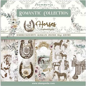 Stamperia: Romantic Horses Paper Pack, 12x12, 10/Pkg