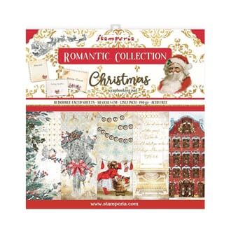 Stamperia: Romantic Christmas Paper Pack, 12x12, 10/Pkg
