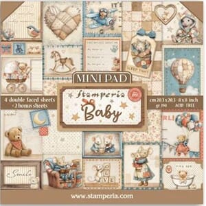 Stamperia - Baby 8x8 Inch Mini Pad