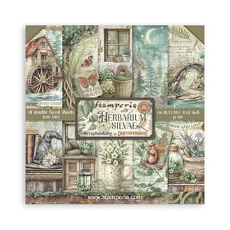 Stamperia - Herbarium Silvae 8x8 Inch Paper Pack