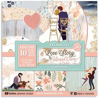 Stamperia: Love Story Paper Pack, 8x8, 10/Pkg