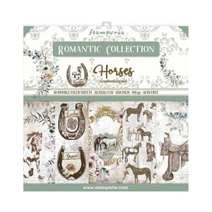 Stamperia: Romantic Horses Paper Pack, 8x8, 10/Pkg