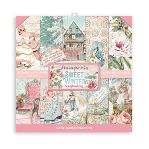 Stamperia - Sweet Winter Paper Pack, 8x8, 10/Pkg