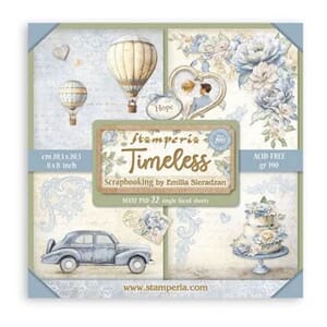 Stamperia - Timeless 8x8 Inch Paper Pack Maxi