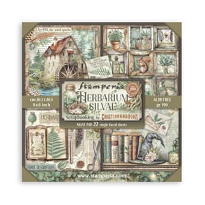 Stamperia - Herbarium Silvae 8x8 Inch Maxi Paper Pack