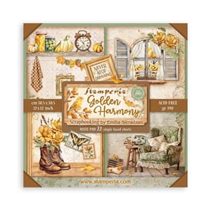 Stamperia - Golden Harmony 12x12 Inch Paper Pack Maxi