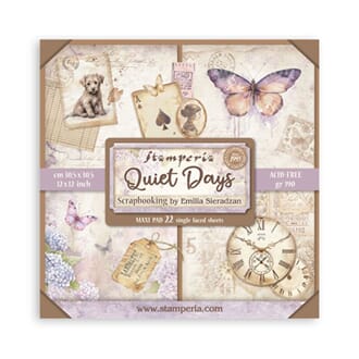 Stamperia - Quiet Days 12x12 Inch Paper Pack Maxi
