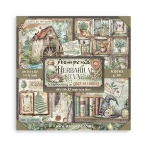Stamperia - Herbarium Silvae 12x12 Inch Maxi Paper Pack