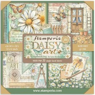 Stamperia - Daisy Art 12x12 Inch Paper Pack Maxi