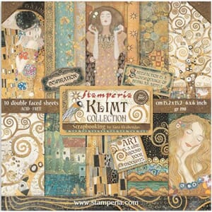 Stamperia: Klimt Paper Pack, 6x6, 10/Pkg
