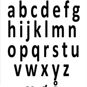 Simple and Basic - XXL lower case Alphabet Dies, høyde 44 mm