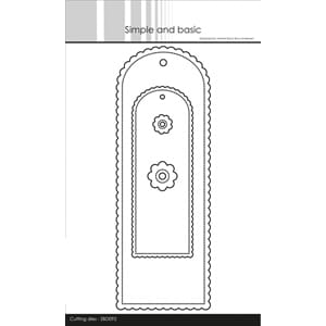 Simple and Basic - Long Scallop Tag Tag Dies