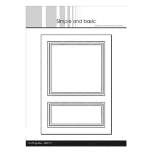 Simple and Basic - A6 Card Front 1 Cutting Dies Cutting Dies
