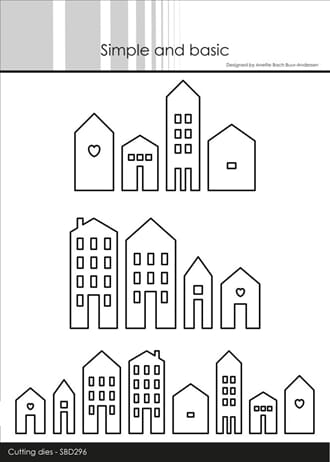 Simple and Basic - Town Houses Cutting Dies