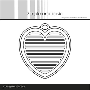 Simple and Basic - All Lined up - Heart Dies