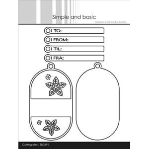 Simple and Basic - Decorative Oval Tags Dies