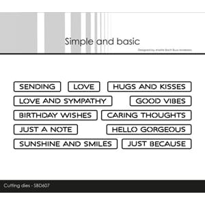 Simple and Basic - All-in-one Plate Good Vibes Dies