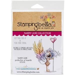 Stamping Bella: Dandy Lion Protector Of Hearts  Cling Stamp