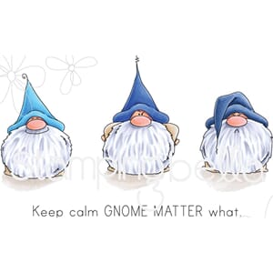 Stamping Bella: Gnomes Have Feelings Too Cling Stamps