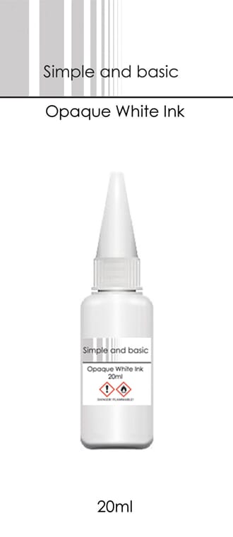Simple and Basic - Opaque White Ink,  20 ml