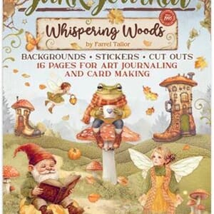 Stamperia Whispering Woods Junk Journal Stickers, Background