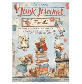 Stamperia - Family Junk Journal Stickers, Backgrounds, Cut-O