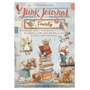 Stamperia - Family Junk Journal Stickers, Backgrounds, Cut-O