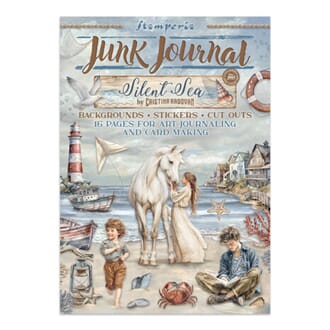 Stamperia - Silent Sea Junk Journal stickers, Backgrounds